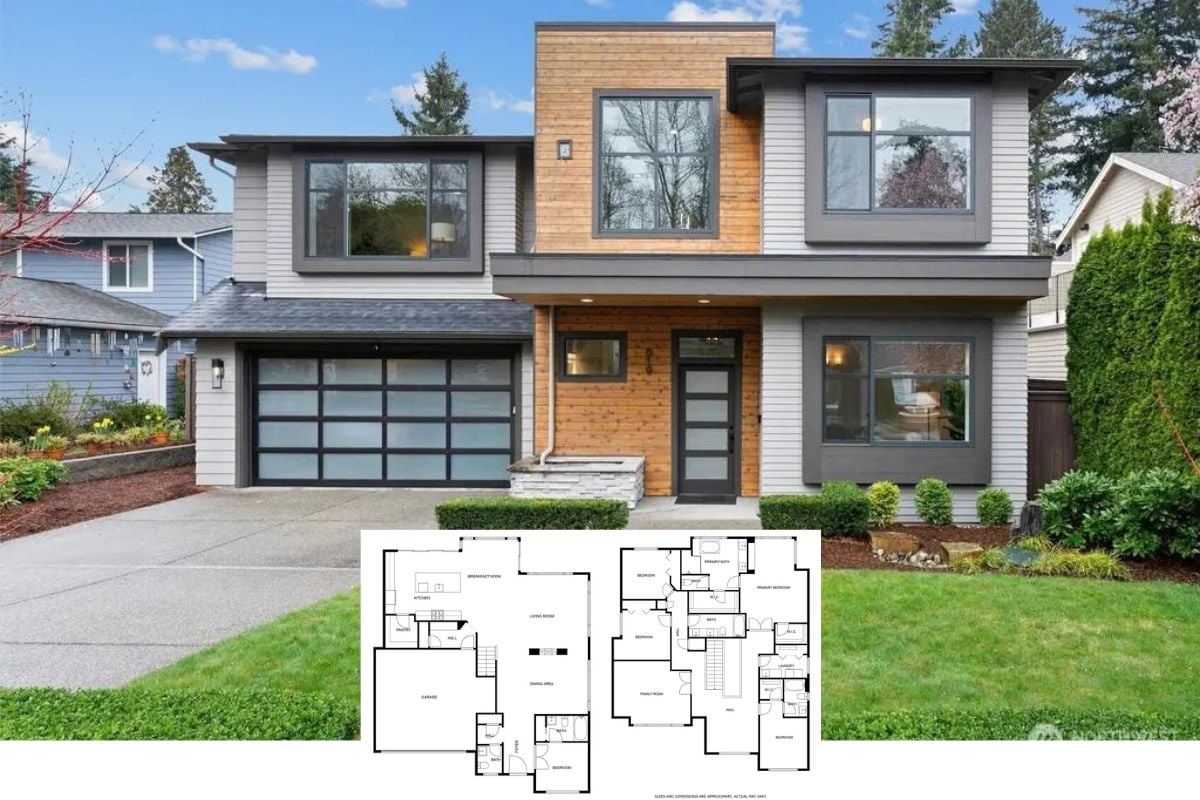 5-Bedroom Contemporary-Style Home with Loft and Double Garage (3,540 Sq. Ft. Floor Plan)