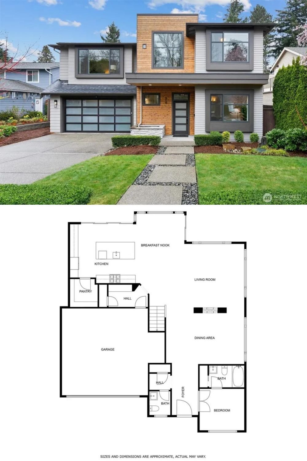 5-Bedroom Contemporary-Style Home with Loft and Double Garage (3,540 Sq. Ft. Floor Plan)