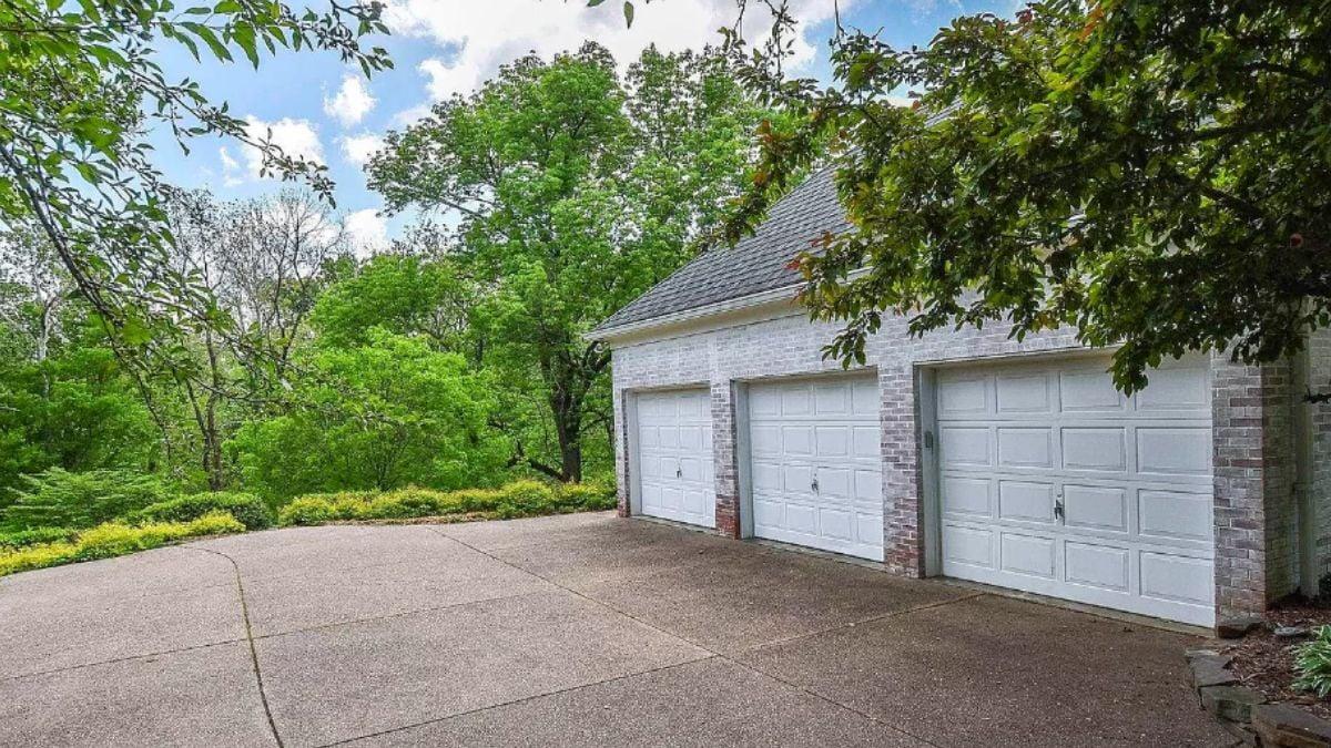 Three-Car Garage Nestled Among the Trees