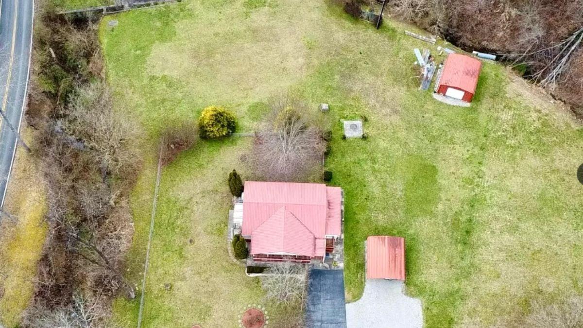 Aerial Perspective Revealing Secluded Charm and Expansive Grounds