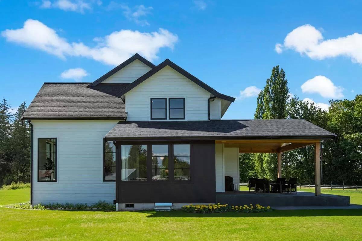 Distinctive Covered Patio Offers a Seamless Indoor-Outdoor Experience