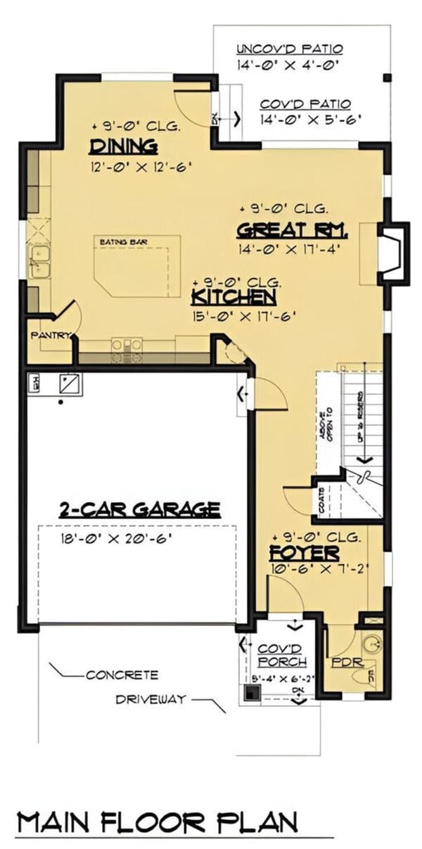 Explore the Spacious Great Room and Kitchen Layout