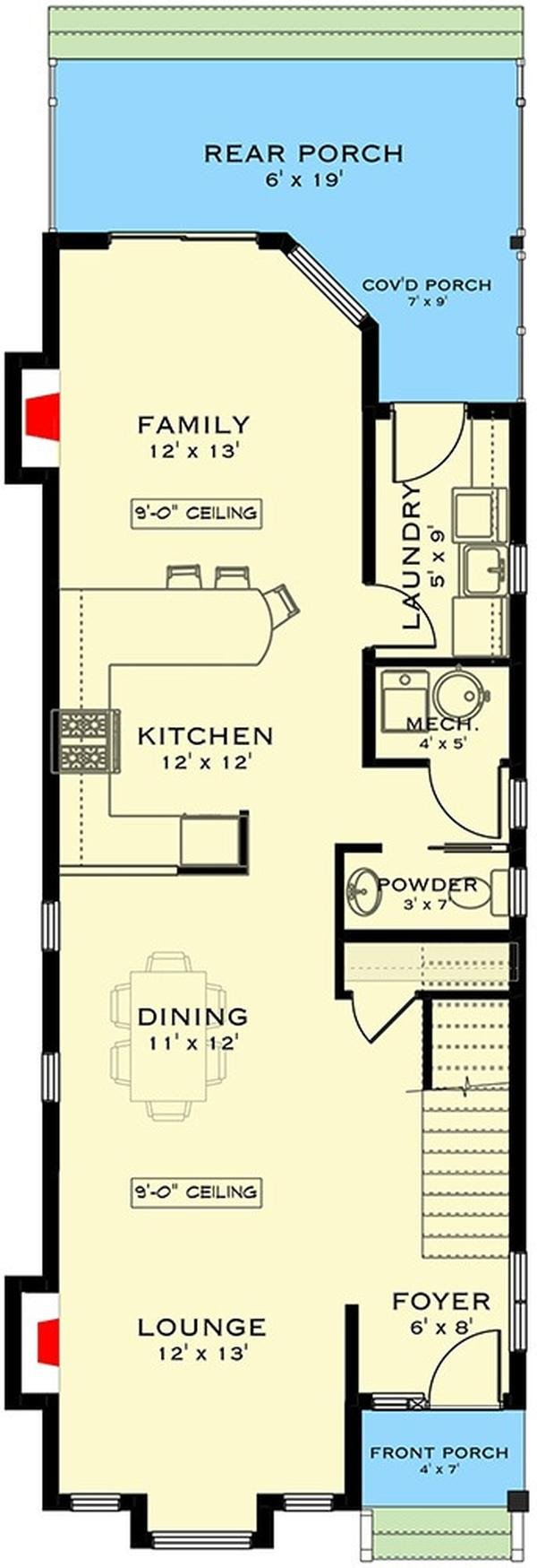 Explore the Flow Between Kitchen and Family Room in This Thoughtful Layout