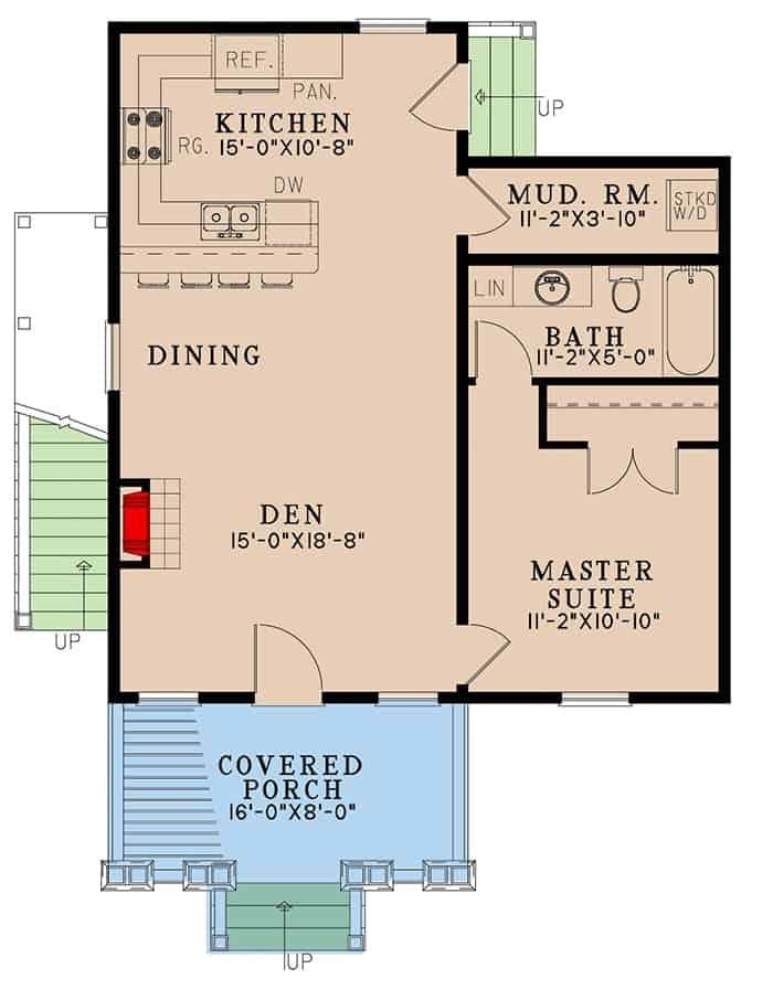 Explore the Efficient Layout of This Charming Floor Plan