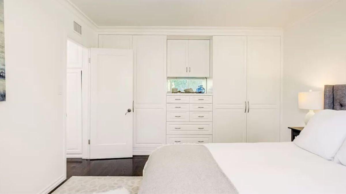 Thoughtfully Designed Bedroom with Built-In Storage