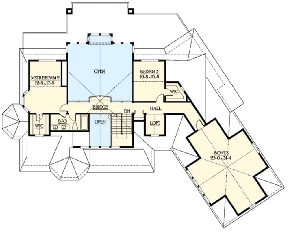 Explore the Spacious Loft and Bonus Room in This Floor Plan