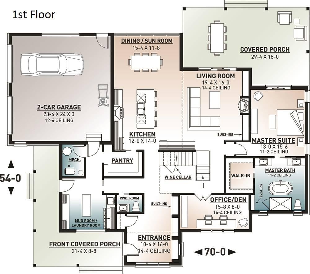 Explore the Spacious First Floor with a Versatile Sun Room