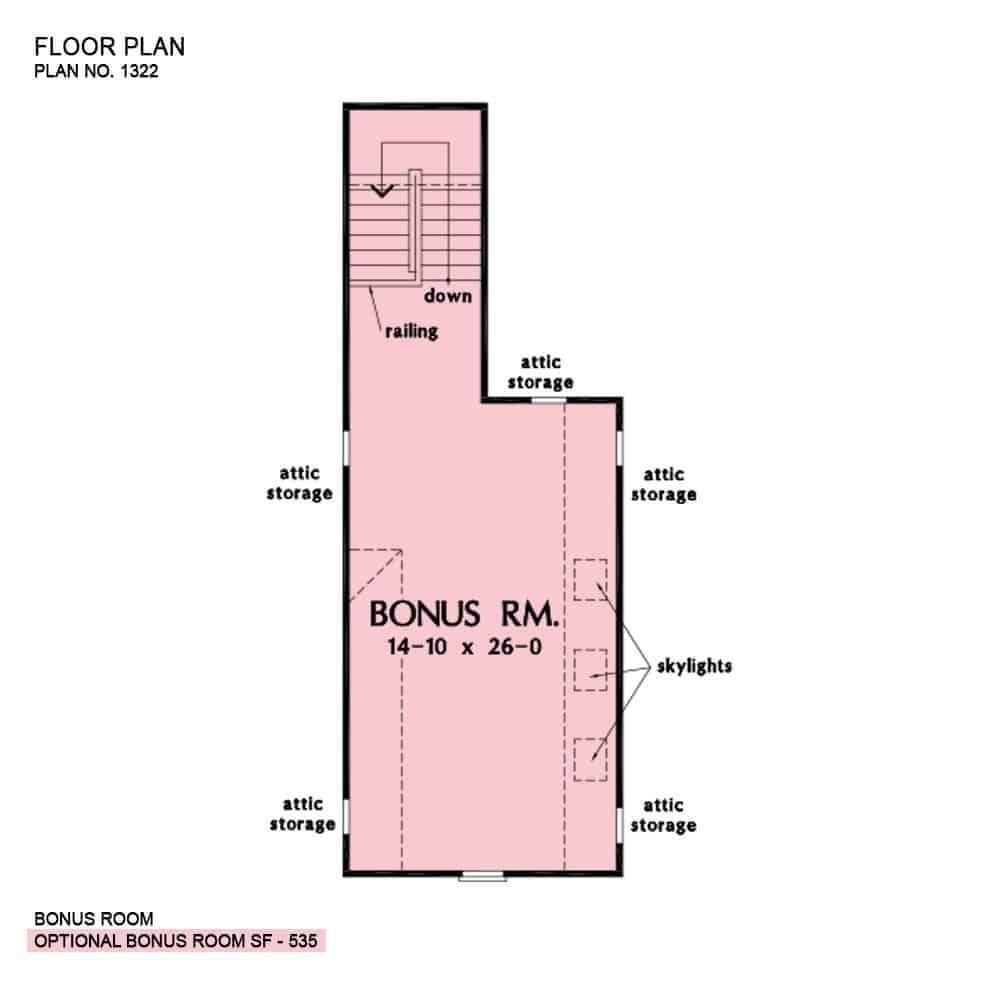 Explore the Spacious Bonus Room with Skylights