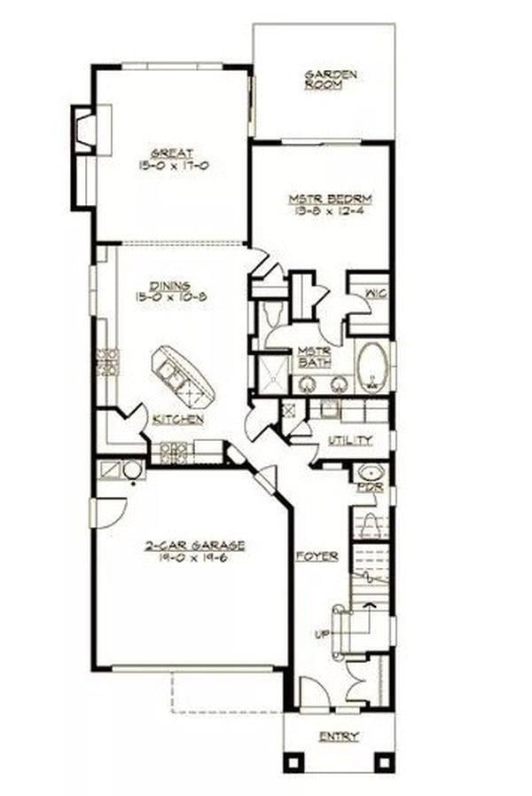 Exploring a Well-Designed Floor Plan with a Garden Room