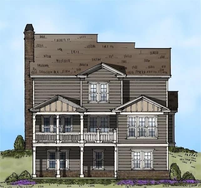 Take In the Double Verandas on This Classic Craftsman Facade