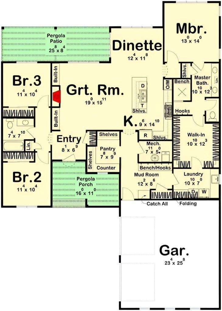 Explore This Spacious Floor Plan with a Welcoming Great Room