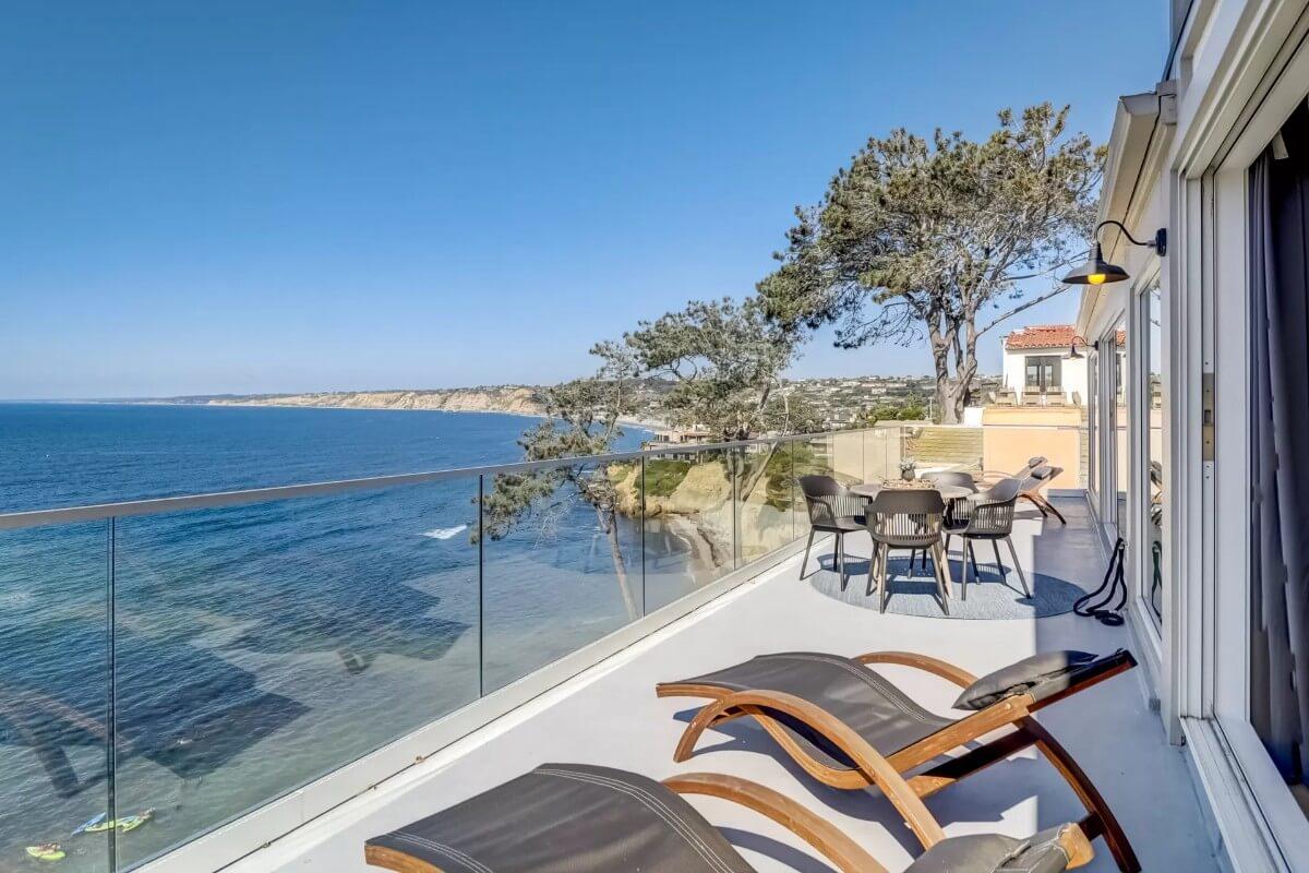This Expansive Oceanfront Balcony is a Breath of Fresh Air