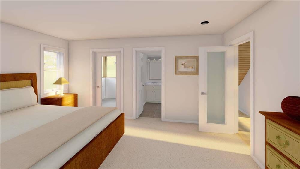 Step Into This Serene Bedroom with Clean Lines and Simple Elegance
