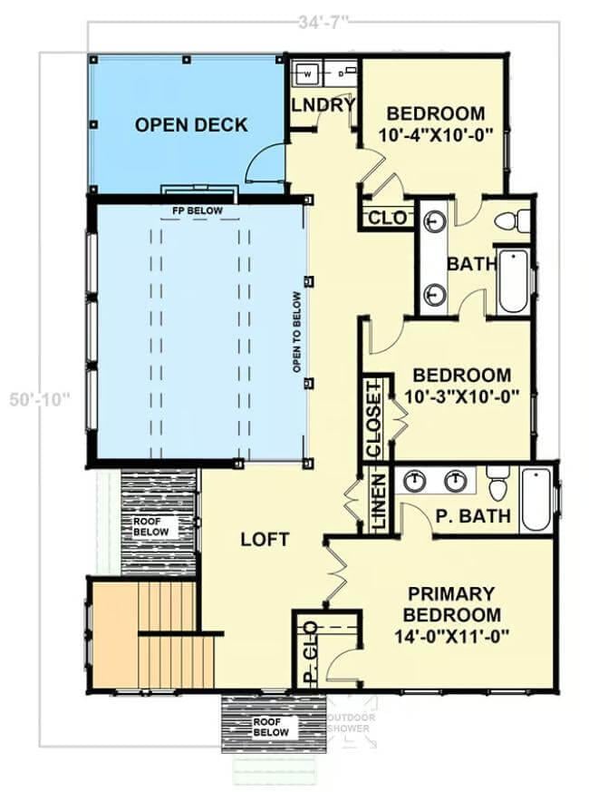 Explore This Inviting Floor Plan with a Spacious Open Deck