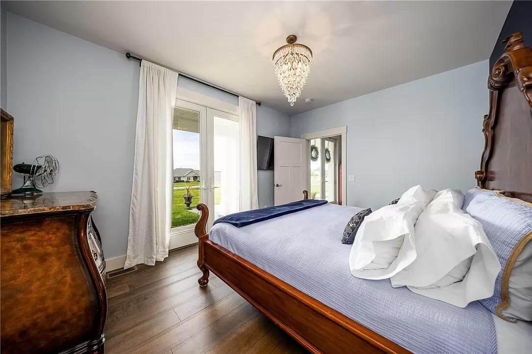 Check Out These French Doors Leading to a Serene Bedroom View