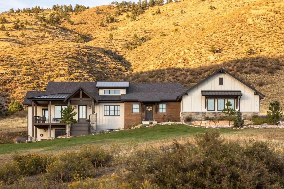 Explore This Modern Farmhouse Nestled in a Serene Hillside