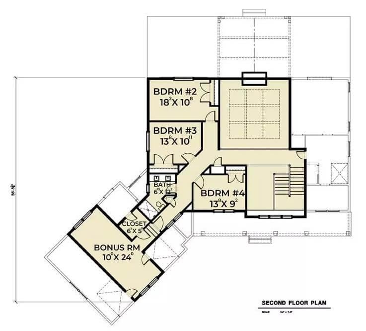 Explore the Second Floor: Four Bedrooms Plus a Versatile Bonus Room