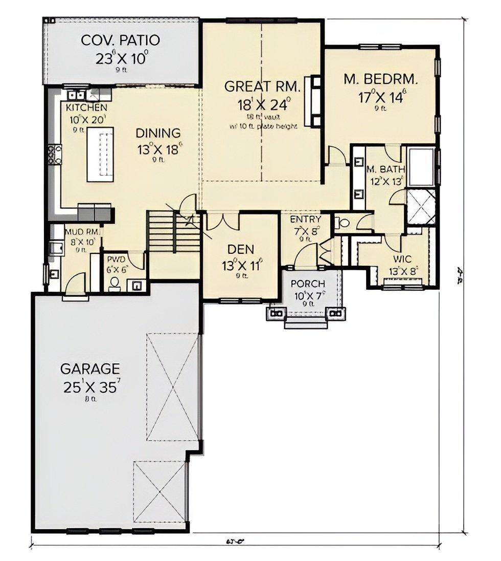 Explore This Thoughtfully Designed Floor Plan with a Spacious Great Room