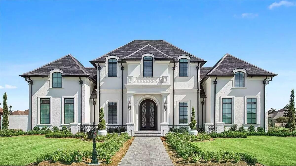 Wow, Notice the Stately Entrance Framed by Elegant Symmetry