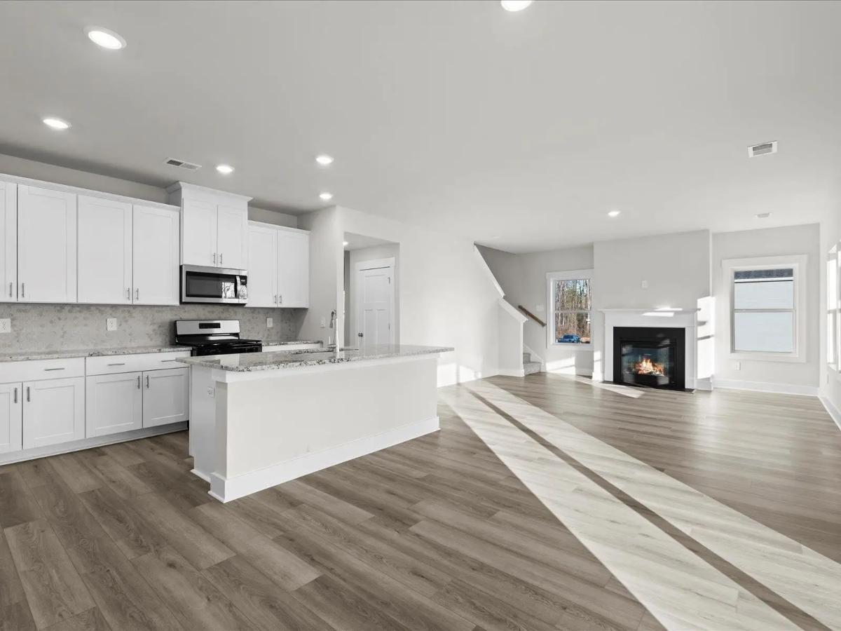 Craftsman-Style 4-Bedroom Home with Covered Patio and Two-Car Garage (2,345 Sq. Ft. Floor Plan)