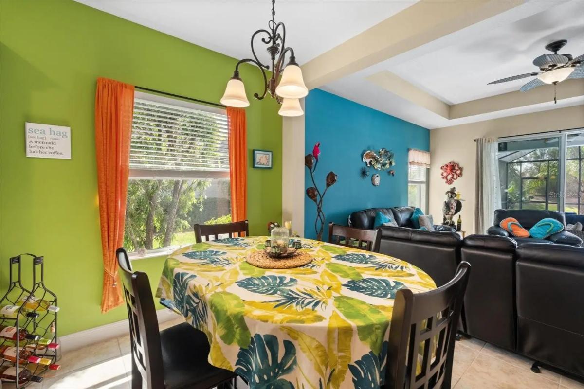 Contemporary 3-Bedroom Florida Home with Front Porch and Screened-in Pool (1,805 Sq. Ft. Floor Plan)