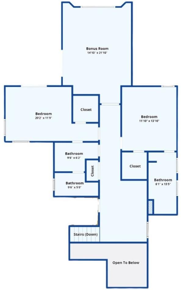 Strategically Laid-Out Upstairs with a Versatile Bonus Room