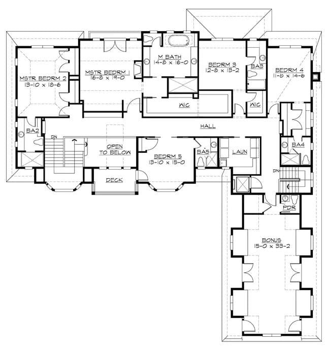 Expansive Upper Floor with Bonus Space and Five Bedrooms