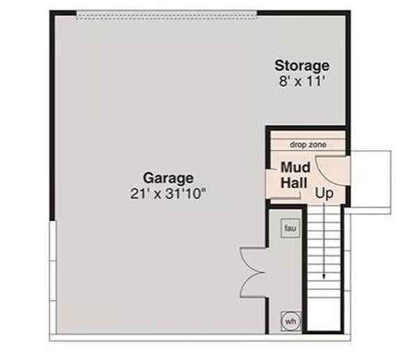 Explore the Thoughtful Layout of This Spacious Garage and Mud Hall