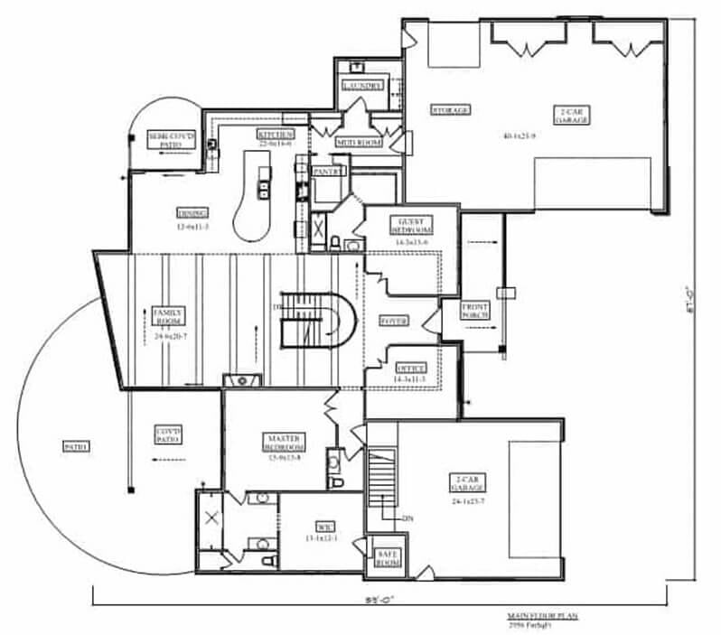 Explore This Thoughtfully Designed Floor Plan with Dual Garages