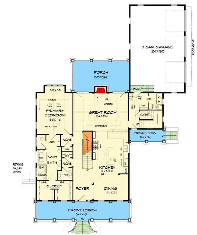 Explore This Thoughtfully Designed Floor Plan with a Spacious 3-Car Garage