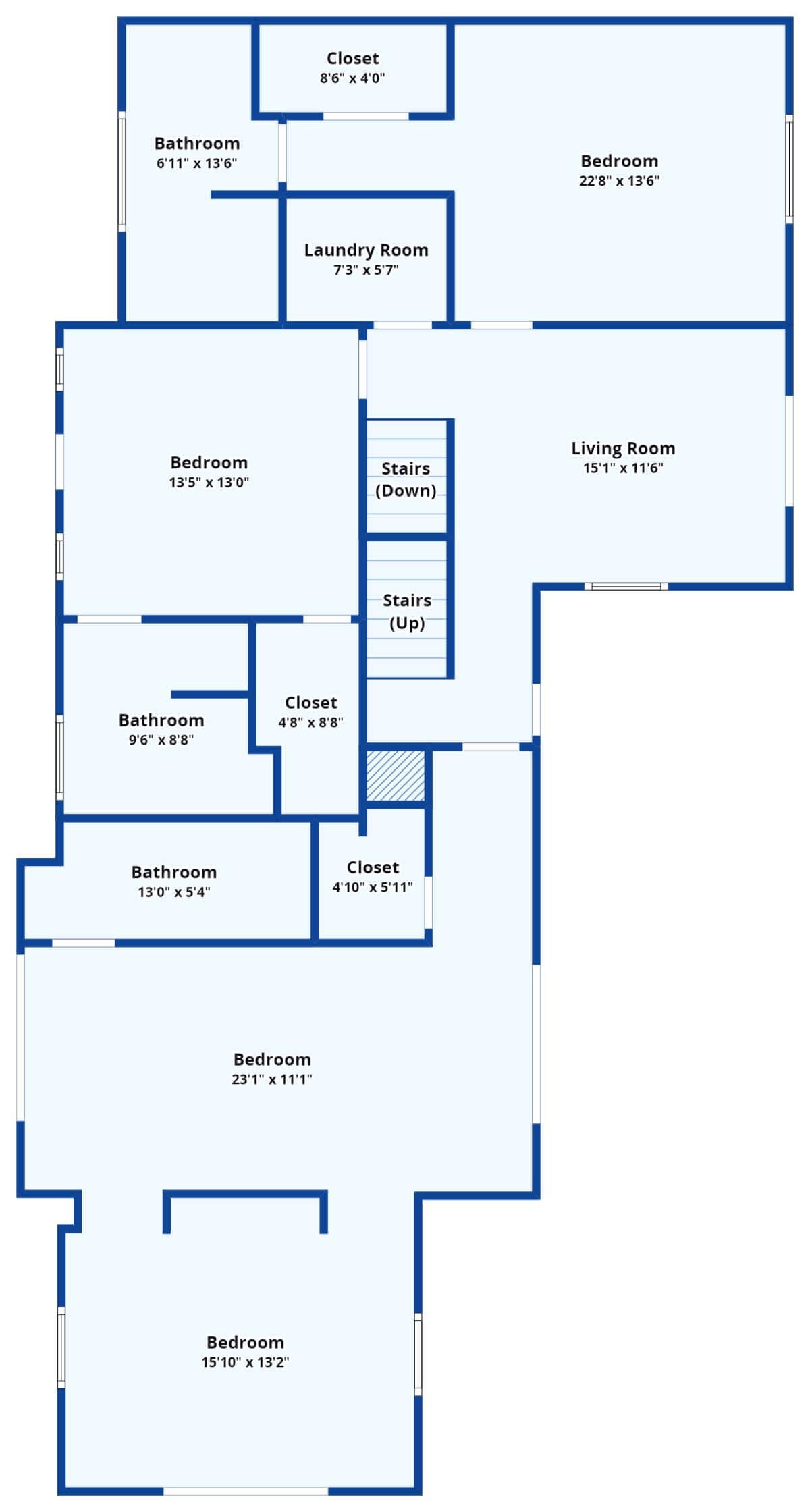 Dive Into the Well-Planned Upper Level with Its Expansive Bedrooms