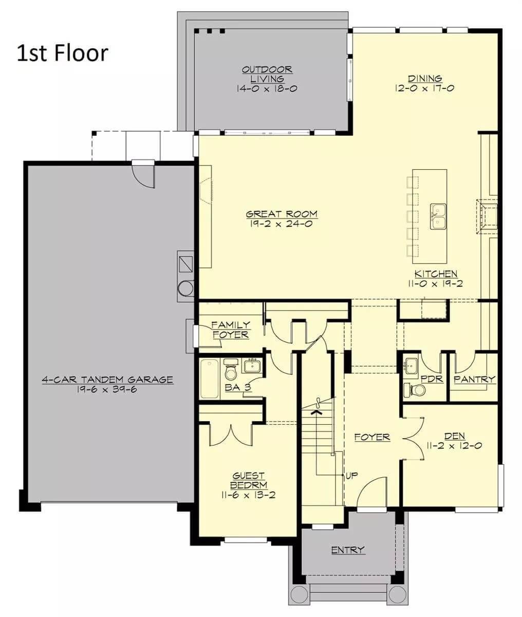 Explore the Spacious Great Room and Tandem Garage Layout