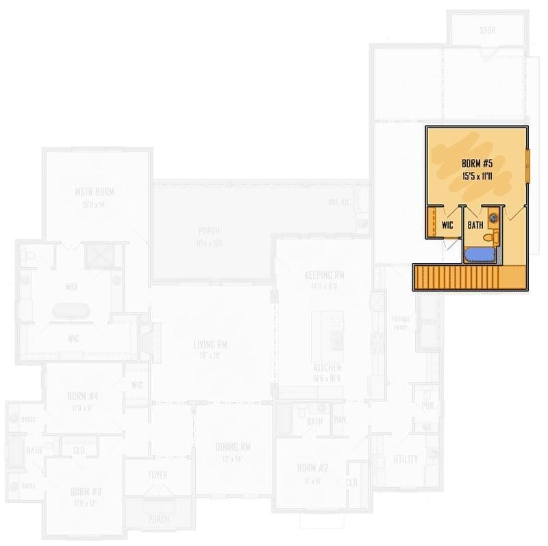 Exploring the Bonus Bedroom Upstairs with Its Own Bath and Walk-In Closet