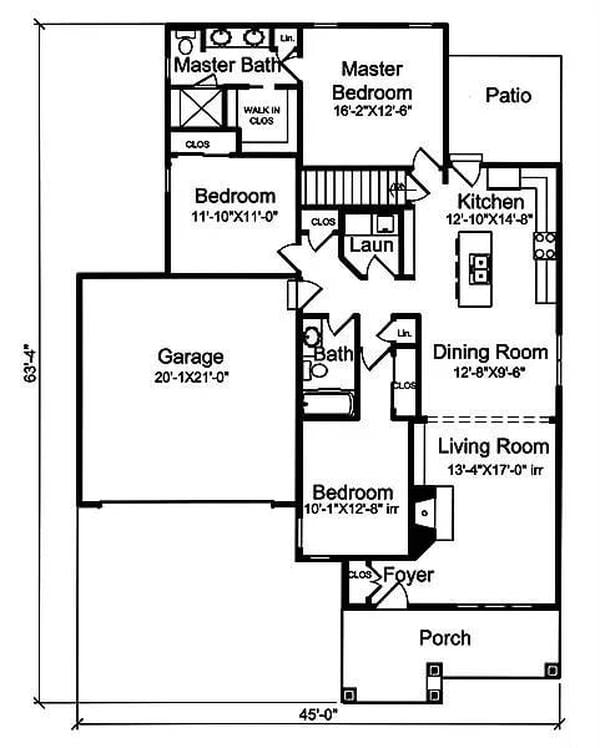 Explore This Smartly Designed Home with an Inviting Foyer and Spacious Living Areas