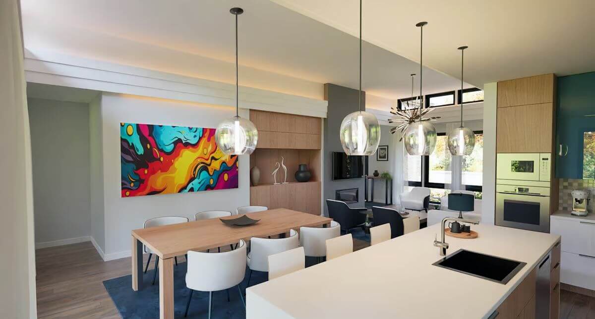 Dining Area and Kitchen