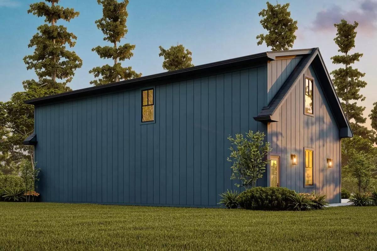 Discover the Modern Charm of This Sleek Vertical Siding