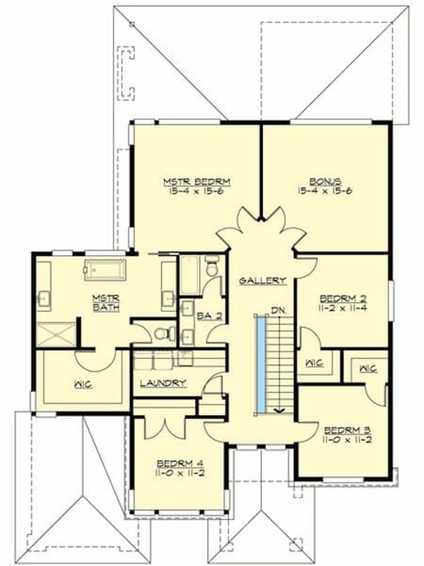 Explore This Thoughtfully Laid Out Second Floor Plan with Bonus Room