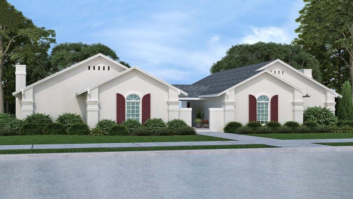 Explore the Symmetry of This Classic Ranch-Style Home