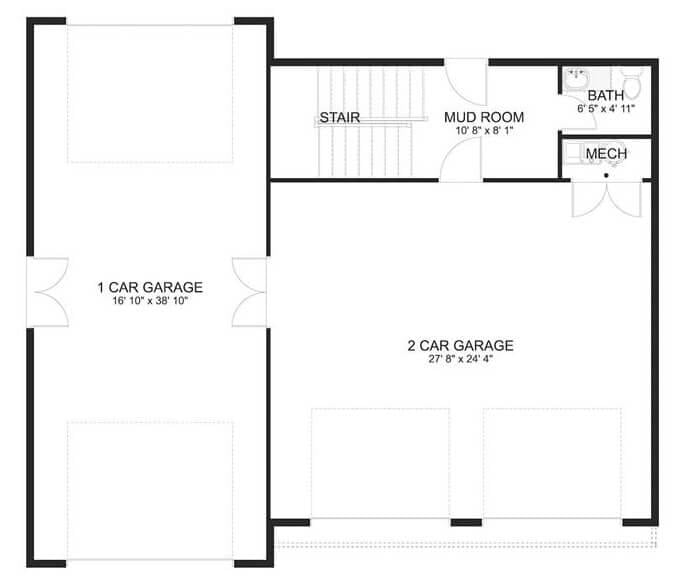 Thoughtful Layout with Dual Garages and a Handy Mud Room