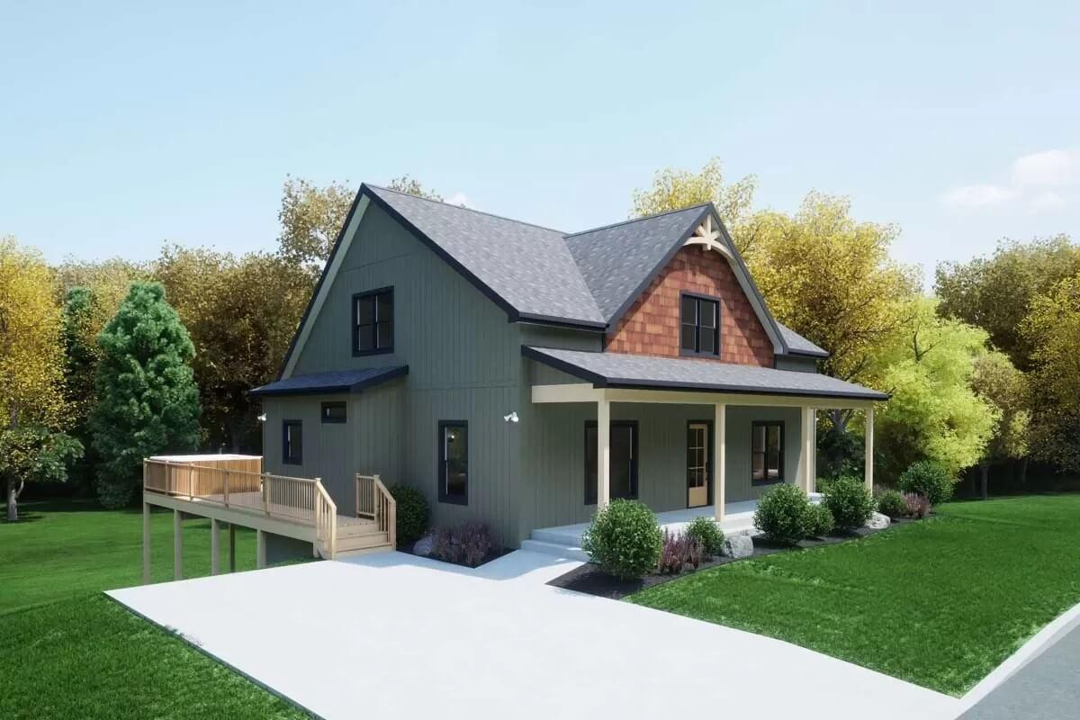 Notice the Cedar Shake Accent in This Craftsman Gem