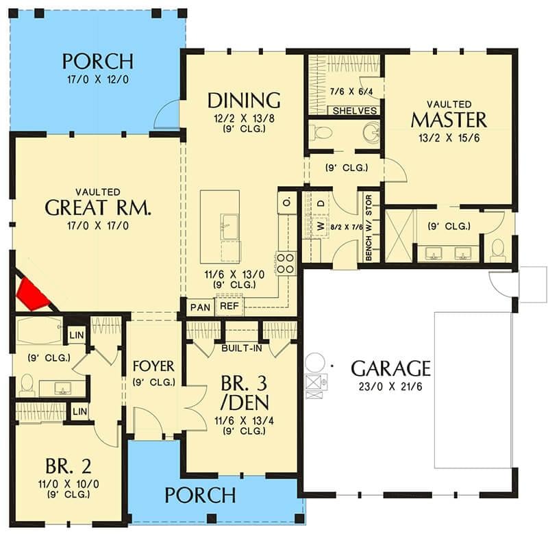 Explore the Vaulted Great Room and Open Kitchen Layout