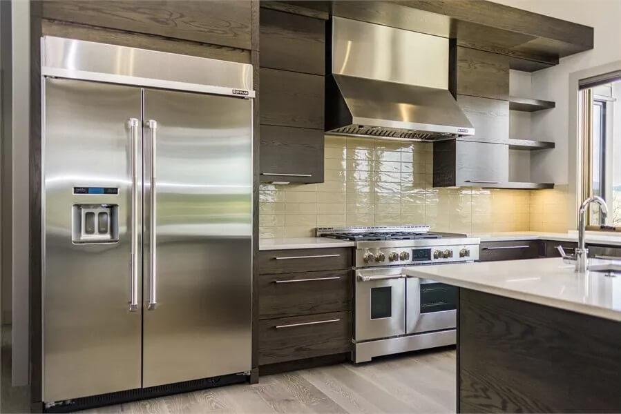 Wow, Notice the Sleek Stainless Steel Appliances in This Kitchen