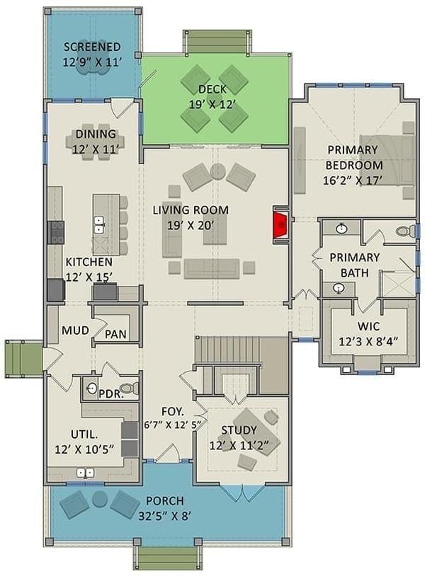 Explore This Thoughtful Floor Plan with a Spacious Living Room