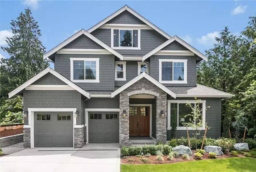 Classic Craftsman Exterior with Striking Stone Accents