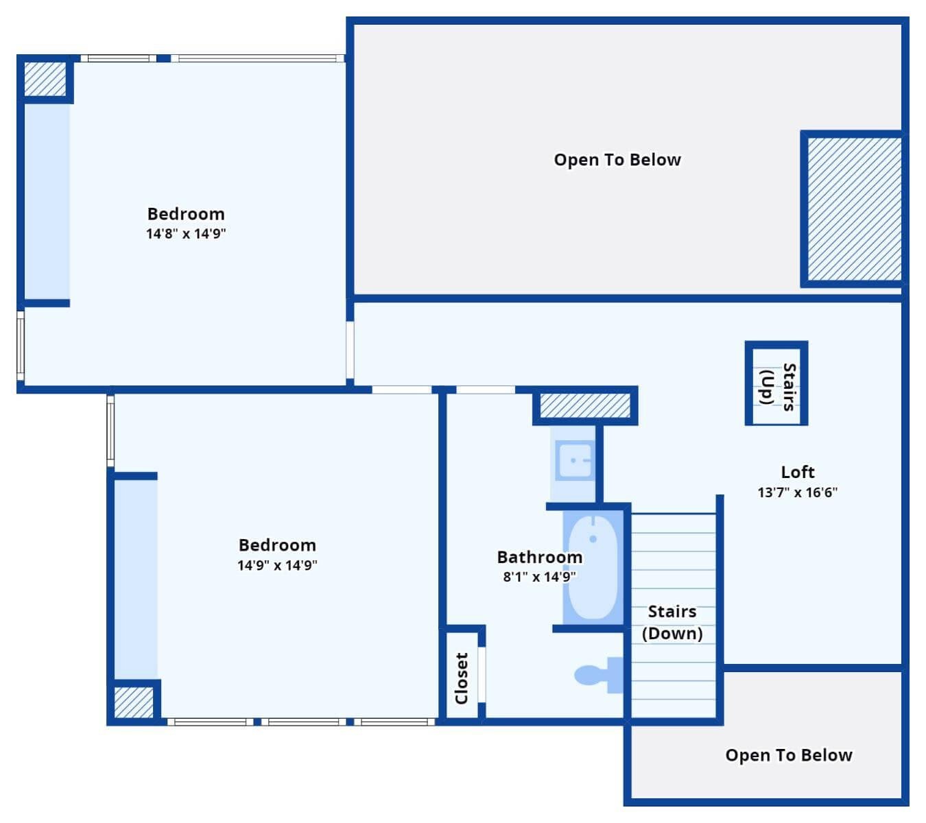 Explore the Upper Floor: Cozy Bedrooms and a Versatile Loft