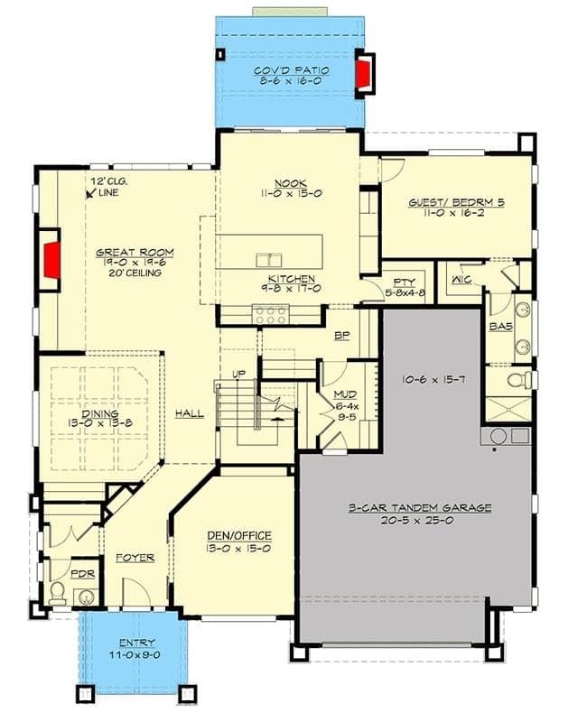 Explore This Thoughtfully Designed First Floor with a Spacious Great Room