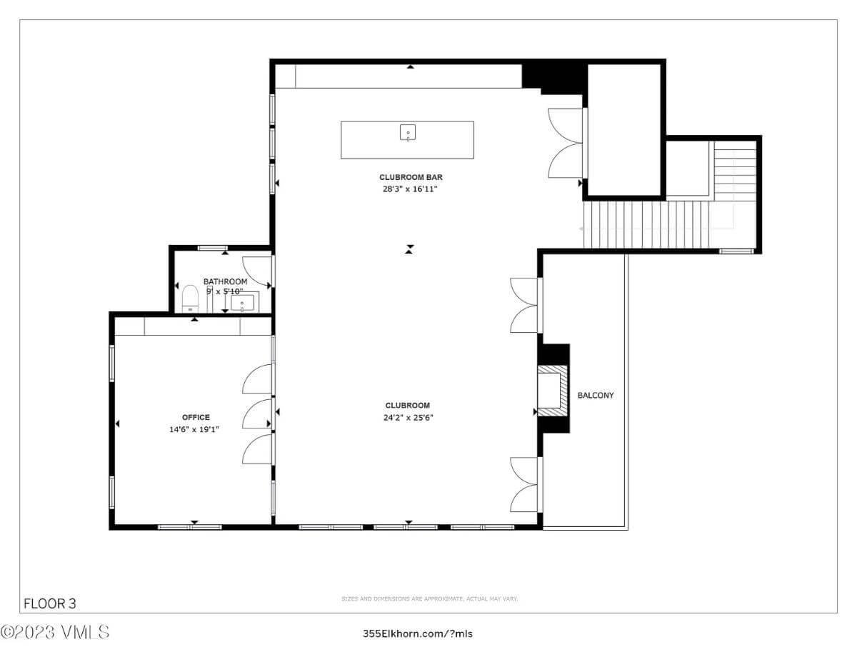 Explore the Clubroom and Balcony on This Versatile Floor Plan