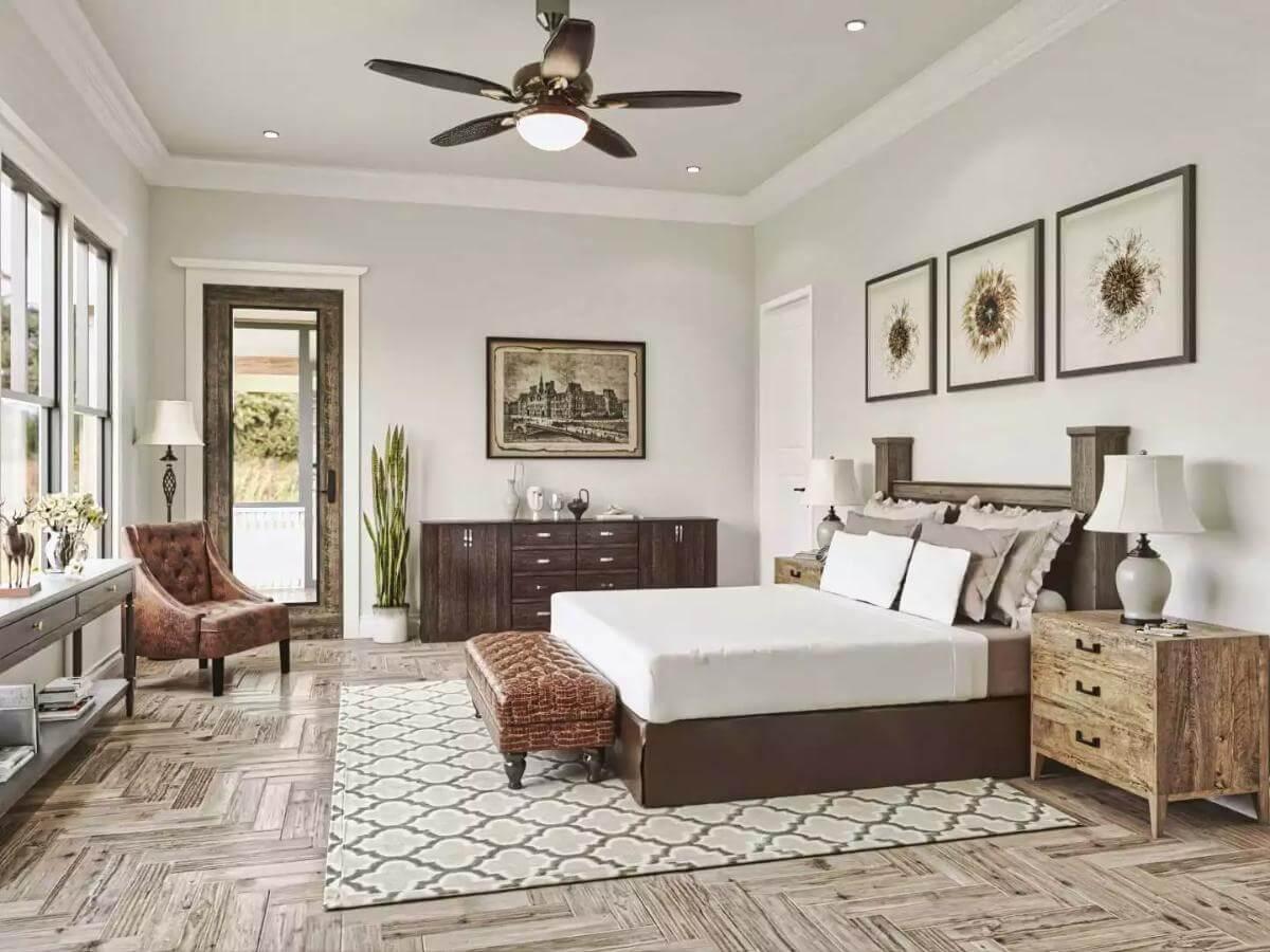 Explore the Rustic Charm of This Bedroom