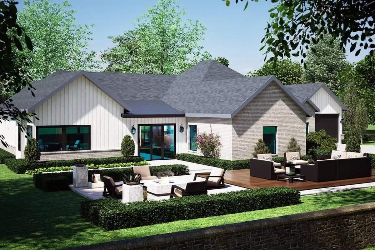 Look at This Gorgeous Outdoor Living Space with a Fire Pit