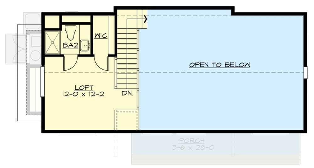 Explore This Loft Overlooking an Open Living Space